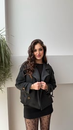 Yumuşak Trençkot Ceket Antrasit 