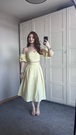 Zara Etek Takım Sarı