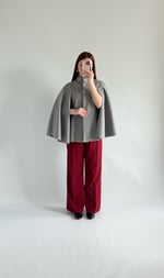 Zara Kaşe Panço Düğmeli Gri