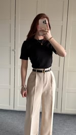 Zara Plazzo Pantolon Bej