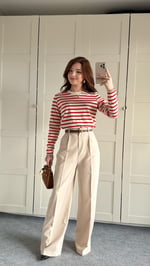 Zara Plazzo Pantolon Bej