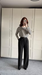 Zara Plazzo Pantolon Siyah