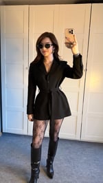 Zara Tasarım Blazer Ceket Siyah