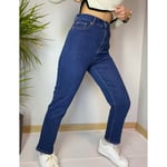 Zara Yüksek Bel Flare Lacivert Jean 