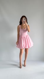 Zeri Balon Elbise Pembe