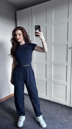 Zr Modal Lacivert Pantolon Eşofman