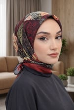Desenli Soft Eşarp - 002