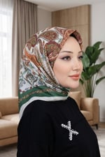 Desenli Soft Eşarp - 007