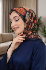 Desenli Soft Eşarp - 010