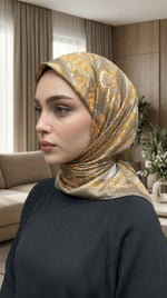 Desenli Soft Eşarp - 013