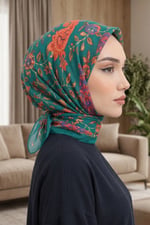 Desenli Soft Eşarp - 018
