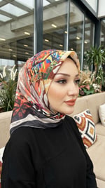 Desenli Soft Eşarp - 027