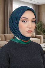 Desenli Soft Eşarp - 032