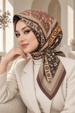 Desenli Soft Eşarp - 035