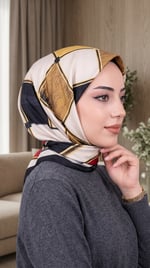 Desenli Soft Eşarp - 036