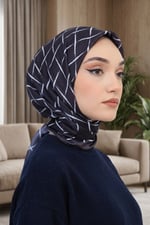 Desenli Soft Eşarp - 040