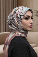 Desenli Soft Eşarp - 043