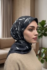 Desenli Soft Eşarp - 062