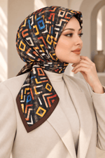 Desenli Soft Eşarp - 069