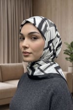 Desenli Soft Eşarp - 071