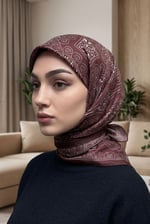 Desenli Soft Eşarp - 072