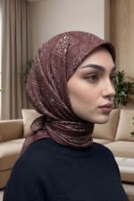 Desenli Soft Eşarp - 072