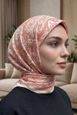 Desenli Soft Eşarp - 075