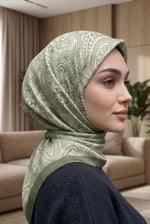 Desenli Soft Eşarp - 077