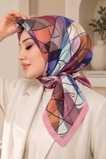 Desenli Soft Eşarp - 078