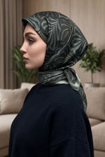 Desenli Soft Eşarp - 079