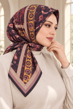 Desenli Soft Eşarp - 086