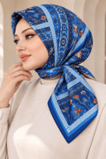 Desenli Soft Eşarp - 087