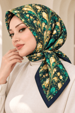 Desenli Soft Eşarp - 090