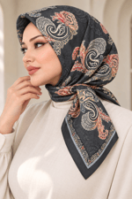Desenli Soft Eşarp - 096