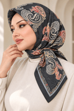 Desenli Soft Eşarp - 096