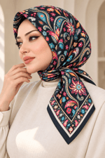 Desenli Soft Eşarp - 098