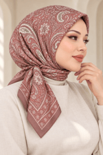 Desenli Soft Eşarp - 099