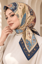 Desenli Soft Eşarp - 100