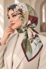 Desenli Soft Eşarp - 102