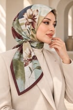 Desenli Soft Eşarp - 102