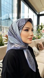 Desenli Soft Eşarp - 105