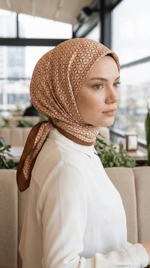 Desenli Soft Eşarp - 124
