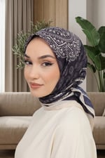 Desenli Soft Eşarp - 130