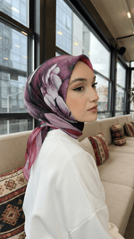 Desenli Soft Eşarp - 137