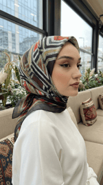 Desenli Soft Eşarp - 149