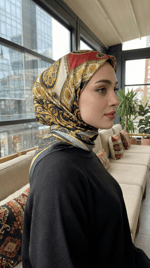 Desenli Soft Eşarp - 151