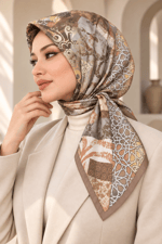 Desenli Soft Eşarp - 188