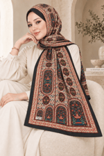 Desenli Soft Şal - 003