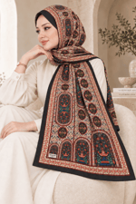 Desenli Soft Şal - 003