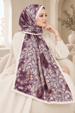 Desenli Soft Şal - 005